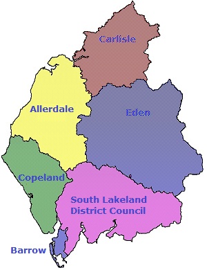 Cumbria Bird Club regions
